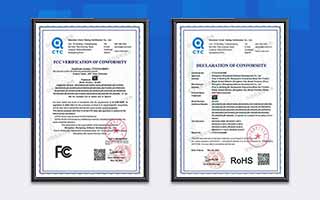 中航软件荣获FCC、RoHS认证证书